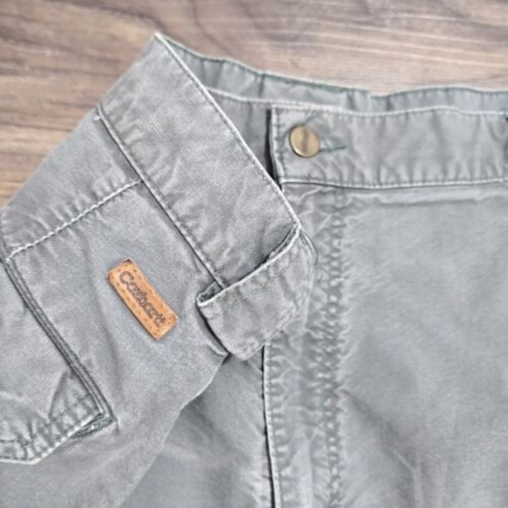 Carhartt Men's 40 Washed Twill Dungaree Shorts Field Khaki Utility 32F‎